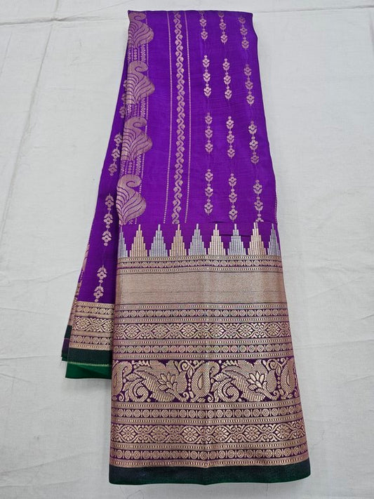 Kanchipuram Blended Trendy Fancy Silk Saree 199