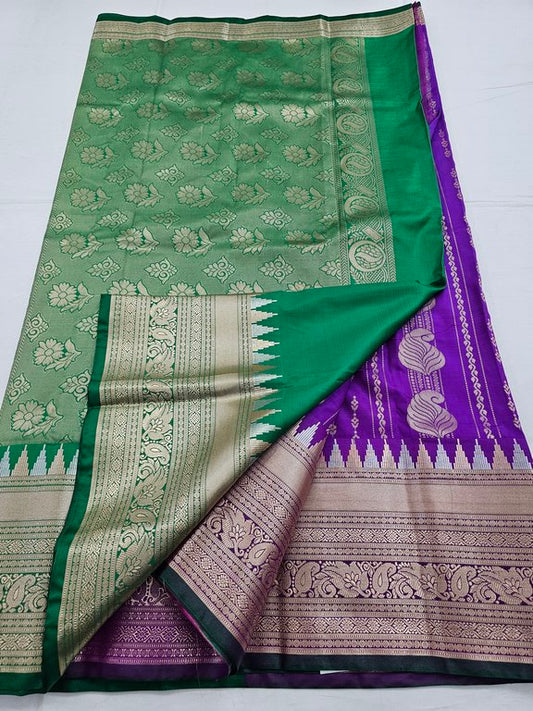 Kanchipuram Blended Trendy Fancy Silk Saree 199