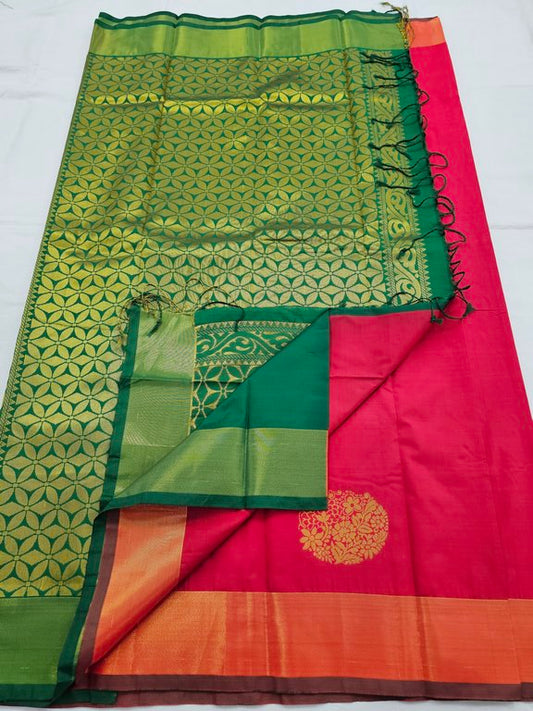Kanchipuram Blended Trendy Fancy Silk Saree 203