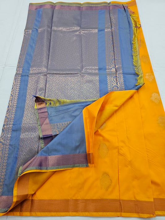 Kanchipuram Blended Trendy Fancy Silk Saree 208