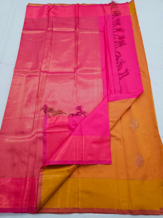 Kanchipuram Blended Trendy Fancy Silk Saree 210