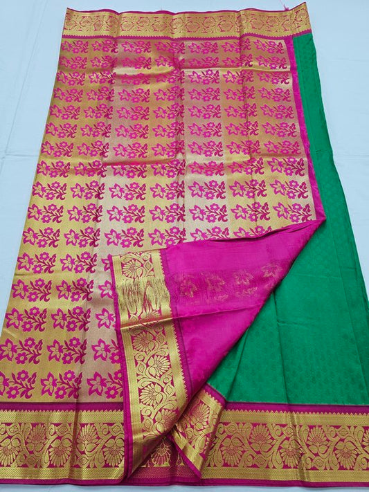 Kanchipuram Blended Trendy Fancy Silk Saree 211