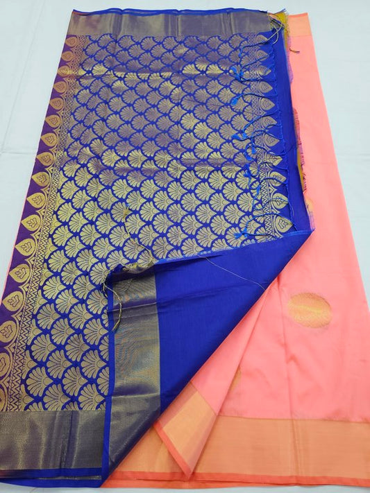Kanchipuram Blended Trendy Fancy Silk Saree 213