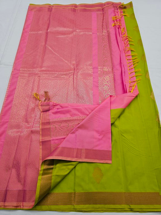Kanchipuram Blended Trendy Fancy Silk Saree 215