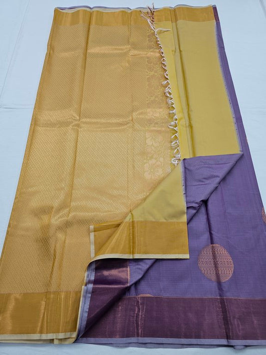 Kanchipuram Blended Trendy Fancy Silk Saree 220