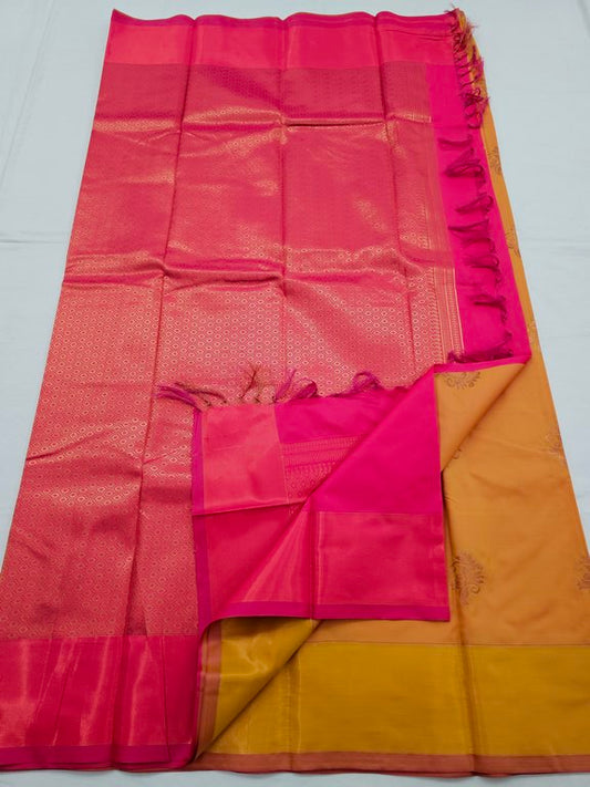 Kanchipuram Blended Trendy Fancy Silk Saree 222