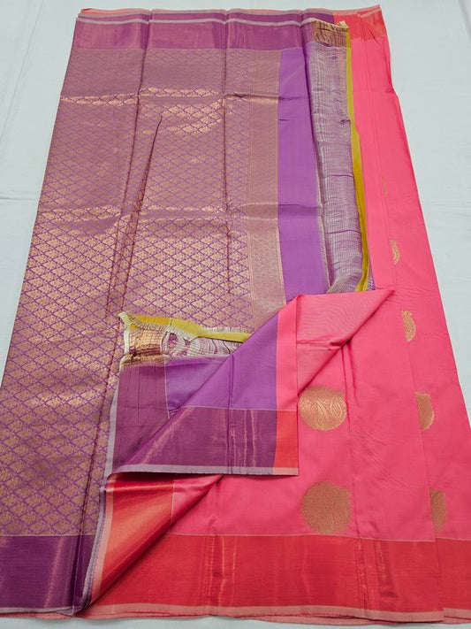 Kanchipuram Blended Trendy Fancy Silk Saree 224