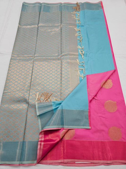 Kanchipuram Blended Trendy Fancy Silk Saree 226