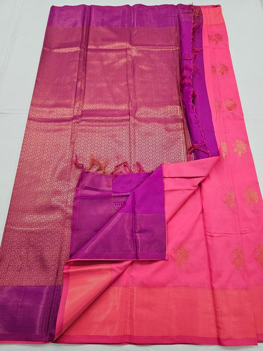 Kanchipuram Blended Trendy Fancy Silk Saree 228