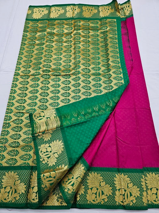 Kanchipuram Blended Trendy Fancy Silk Saree 230