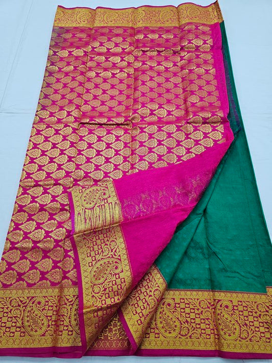 Kanchipuram Blended Trendy Fancy Silk Saree 232