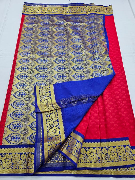 Kanchipuram Blended Trendy Fancy Silk Saree 233