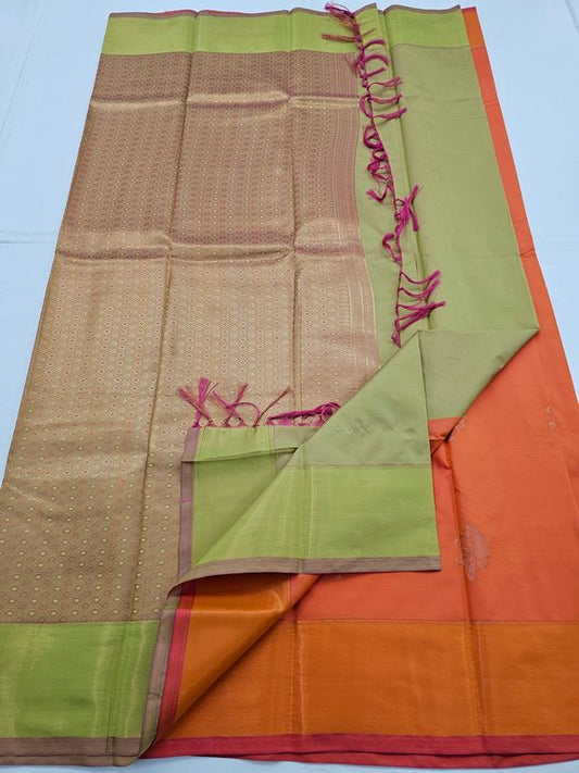 Kanchipuram Blended Trendy Fancy Silk Saree 234