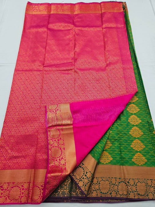 Kanchipuram Blended Trendy Fancy Silk Saree 235