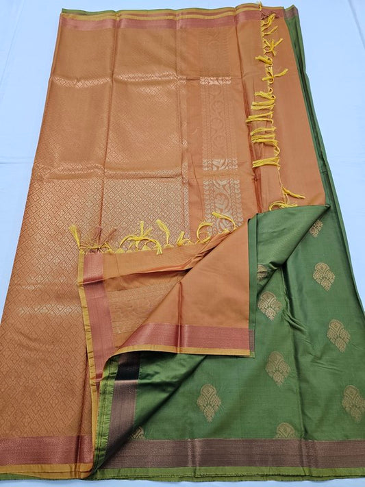 Kanchipuram Blended Trendy Fancy Silk Saree 238