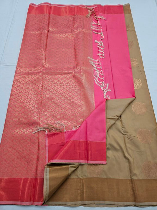 Kanchipuram Blended Trendy Fancy Silk Saree 246