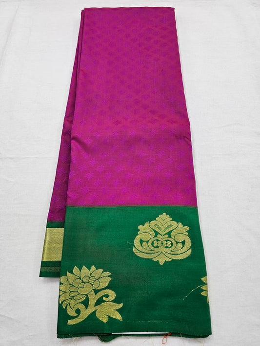 Kanchipuram Blended Trendy Fancy Silk Saree 252