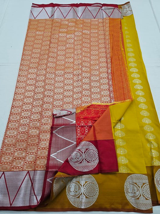 Kanchipuram Blended Trendy Fancy Silk Saree 257