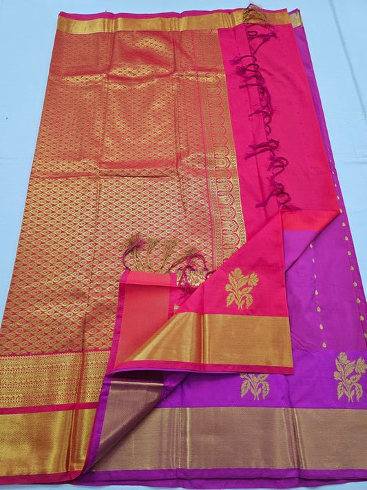 Kanchipuram Blended Trendy Fancy Silk Saree 263