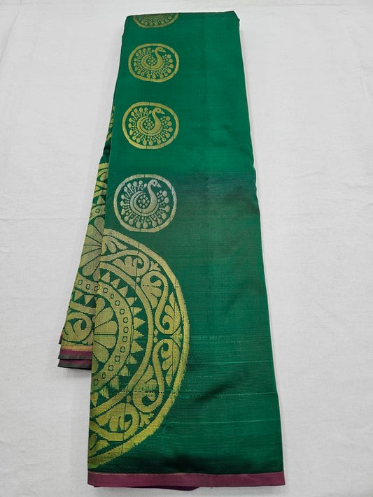Kanchipuram Blended Trendy Fancy Silk Saree 264