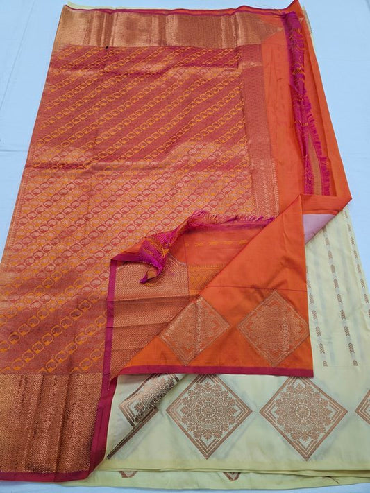 Kanchipuram Blended Trendy Fancy Silk Saree 267