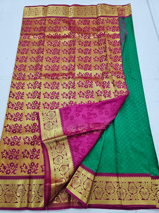 Kanchipuram Blended Trendy Fancy Silk Saree 269