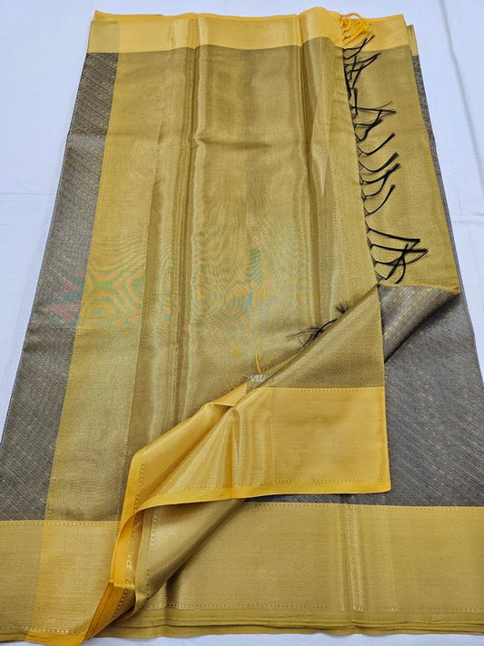 Kanchipuram Blended Trendy Fancy Silk Saree 284