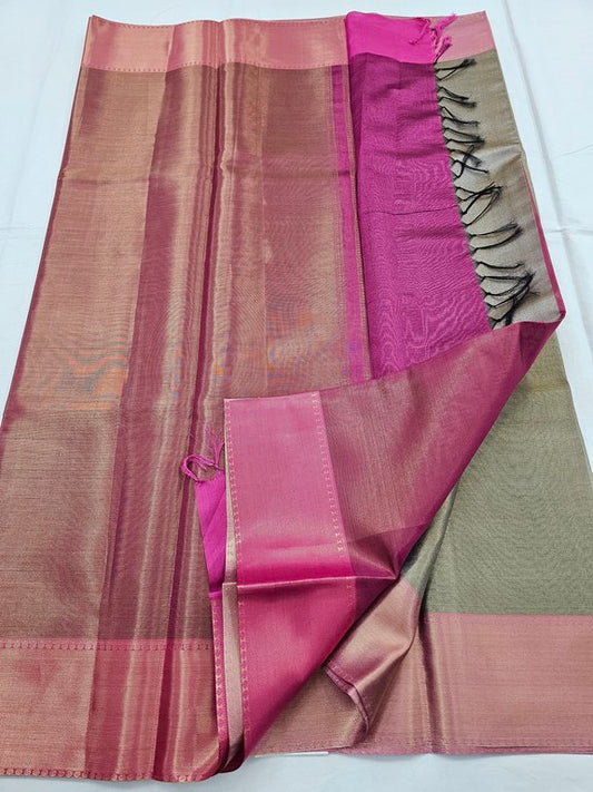 Kanchipuram Blended Trendy Fancy Silk Saree 286