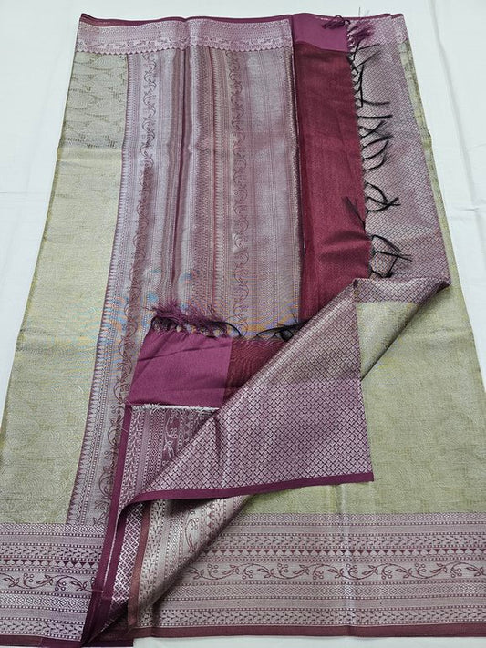 Kanchipuram Blended Trendy Fancy Silk Saree 287