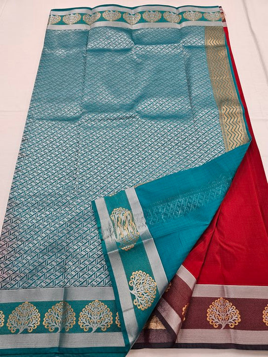 Kanchipuram Blended Trendy Fancy Silk Saree 288