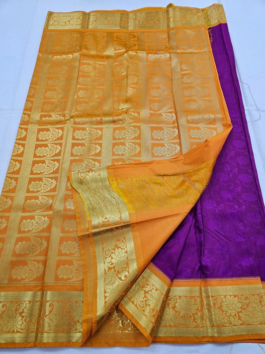 Kanchipuram Blended Trendy Fancy Silk Saree 291