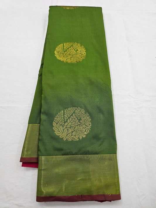 Kanchipuram Blended Trendy Fancy Silk Saree 292