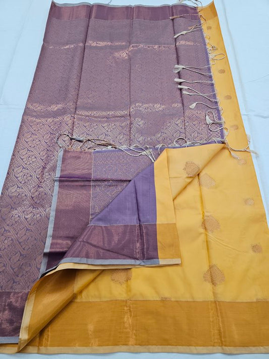 Kanchipuram Blended Trendy Fancy Silk Saree 296