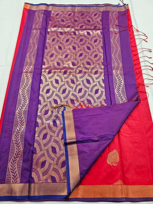 Kanchipuram Blended Trendy Fancy Silk Saree 300