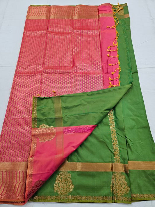 Kanchipuram Blended Trendy Fancy Silk Saree 301