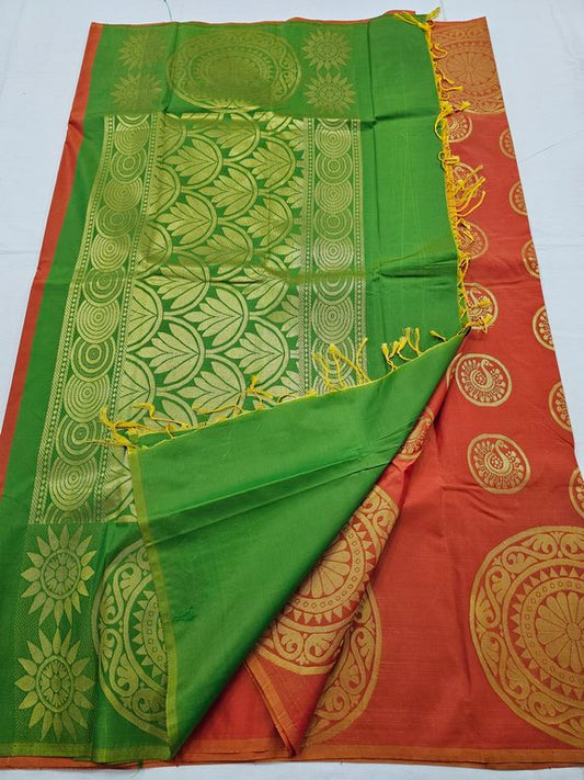 Kanchipuram Blended Trendy Fancy Silk Saree 302