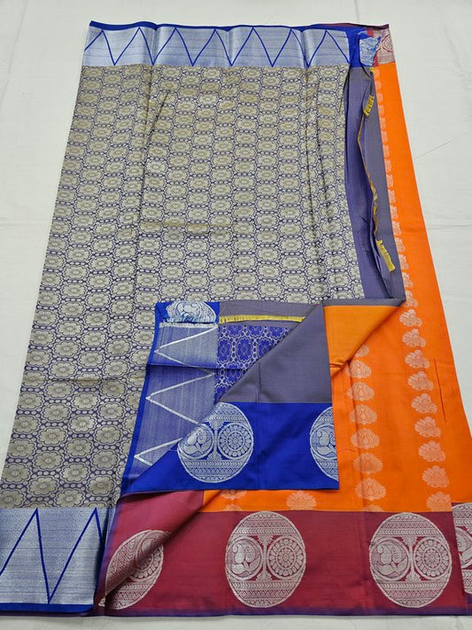 Kanchipuram Blended Trendy Fancy Silk Saree 307