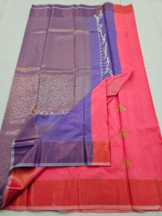 Kanchipuram Blended Trendy Fancy Silk Saree 312