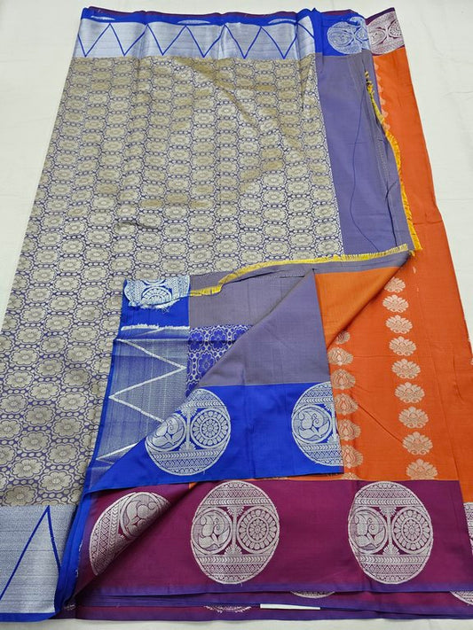 Kanchipuram Blended Trendy Fancy Silk Saree 314