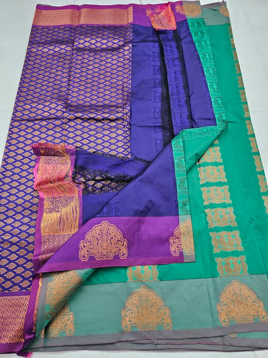 Kanchipuram Blended Trendy Fancy Silk Saree 315