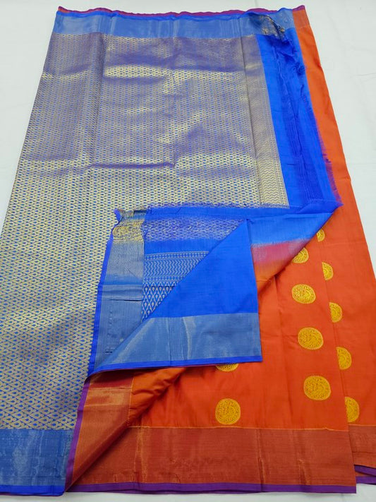 Kanchipuram Blended Trendy Fancy Silk Saree 316