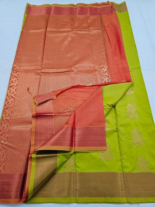 Kanchipuram Blended Trendy Fancy Silk Saree 317