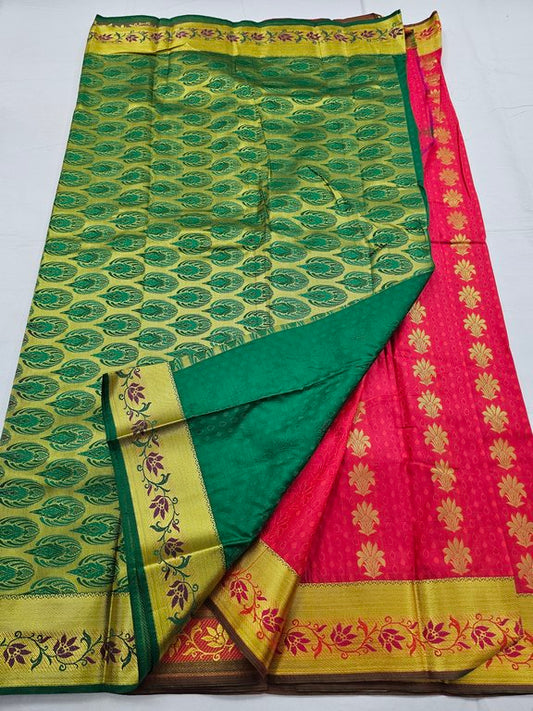 Kanchipuram Blended Trendy Fancy Silk Saree 319