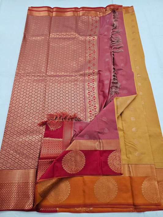 Kanchipuram Blended Trendy Fancy Silk Saree 322