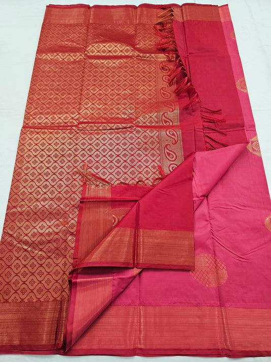 Kanchipuram Blended Trendy Fancy Silk Saree 323