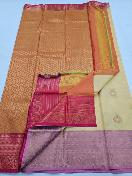 Kanchipuram Blended Trendy Fancy Silk Saree 324