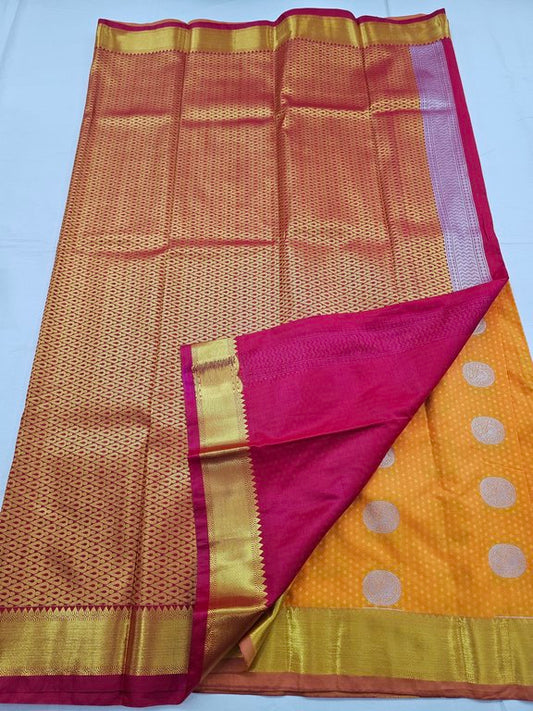 Kanchipuram Blended Trendy Fancy Silk Saree 326