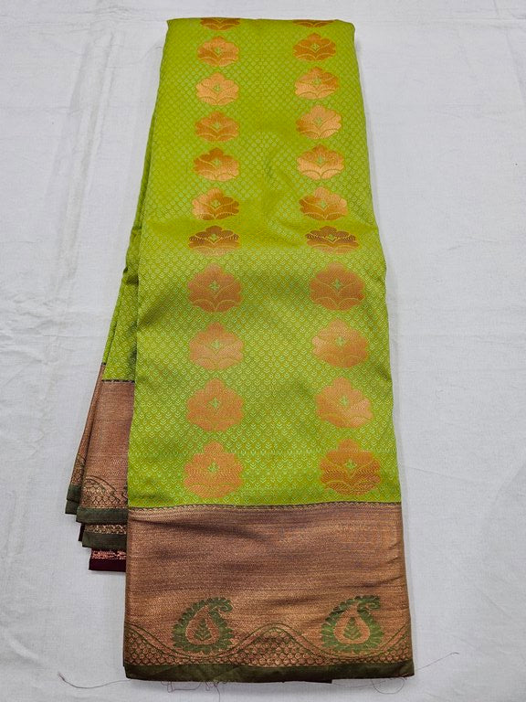 Kanchipuram Blended Trendy Fancy Silk Saree 329