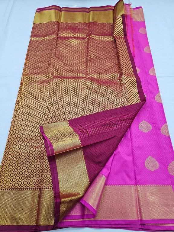 Kanchipuram Blended Trendy Fancy Silk Saree 330