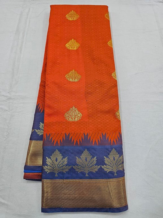 Kanchipuram Blended Trendy Fancy Silk Saree 331